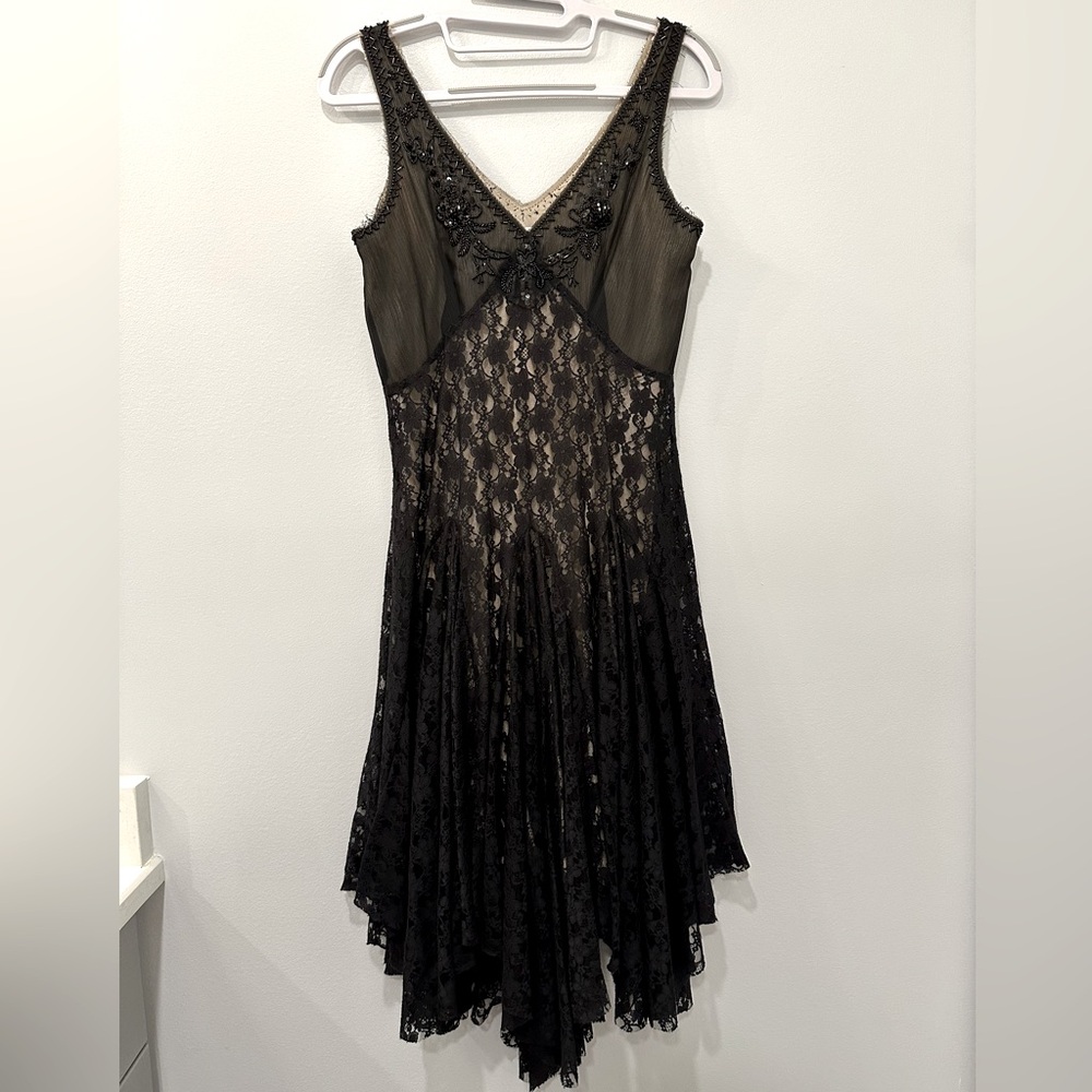 Black lace dress